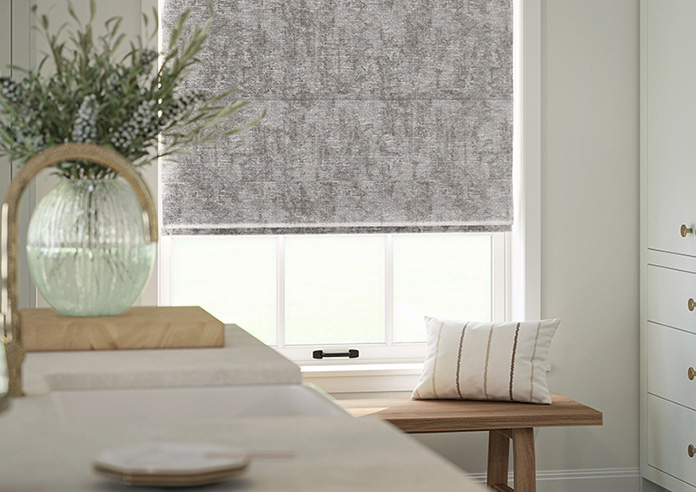 Anaconda, Metallic Frost - Roman Blind - Image 5